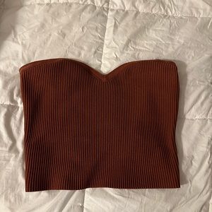 Aritzia Sculpt Knit Sweetheart Tube Top